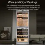 Wine and cigar pairing and storage