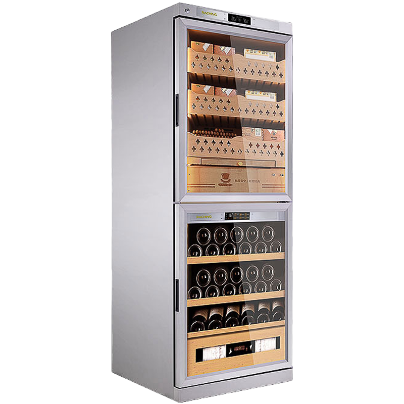 Raching fj-w36b cigar and humidor and wine cooler combination