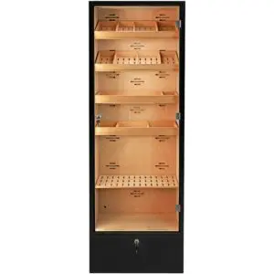 Adorini Portofino black humidor cabinet cigar storage cabinet buy online