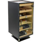 Adorini Prato black humidor cabinet cigar storage cabinet buy online