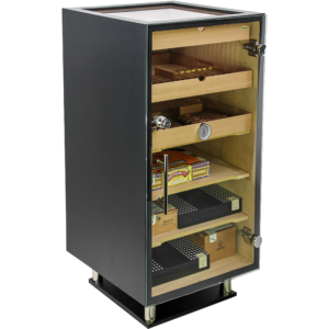 Adorini Prato black humidor cabinet cigar storage cabinet buy online