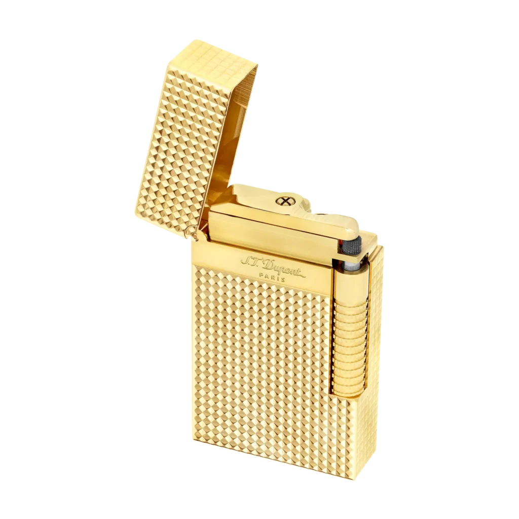 S.T. Dupont Le Grand Cling duo-flame lighter opened